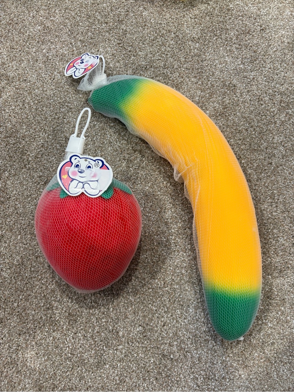 Jumbo Banana & Jumbo Strawberry Squishes